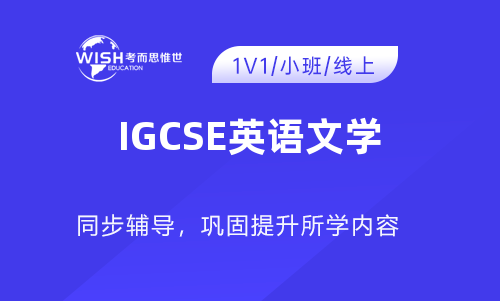 2023年IGCSE英语文学高分冲刺课程！