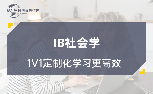 IB社会学辅导机构怎么选？惟世教育1V1定制方案助力提分