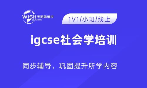 IGCSE社会学培训怎么选？惟世国际教育助你轻松拿A*
