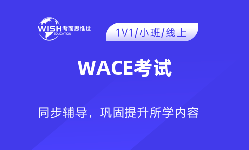 WACE考试辅导机构推荐！