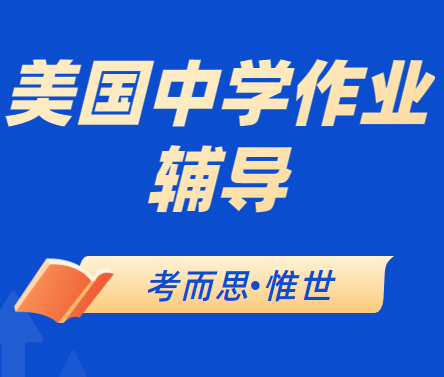 有没有可以辅导美国中学作业的？