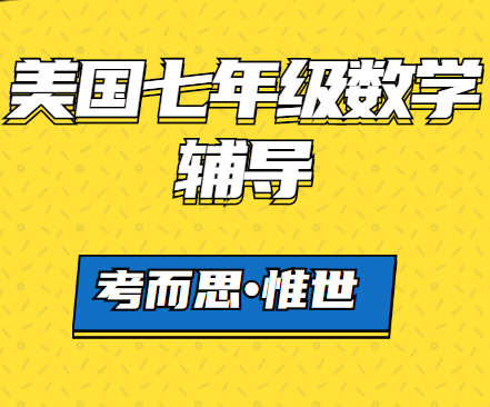 国内有没有可以辅导美国七年级数学课程的~