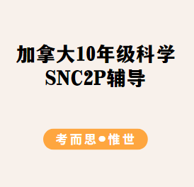 加拿大10年级SNC2P科学课程学什么？