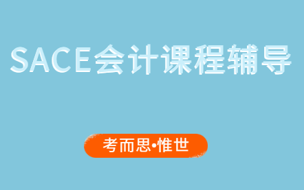 SACE南澳高中会计课程辅导