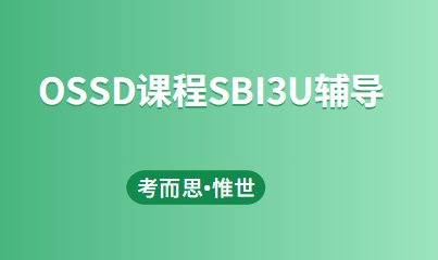 OSSD课程：SBI3U辅导