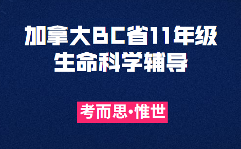 加拿大bc省11年级生命科学课程辅导