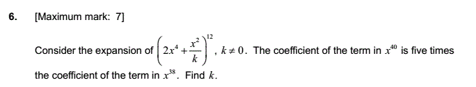 IB数学考试题目详细讲解