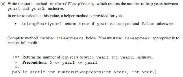 AP计算机科学A真题讲解