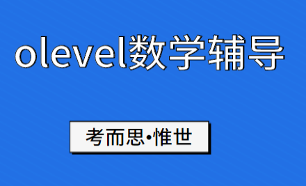olevel数学课程有没有可以辅导的?