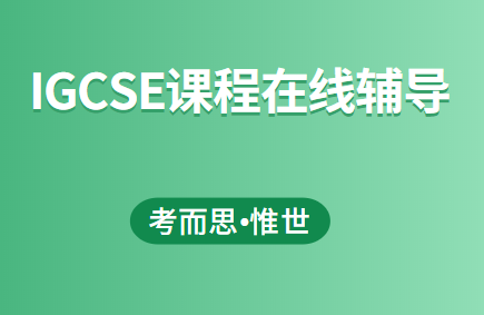 IGCSE课程在线辅导有没有？