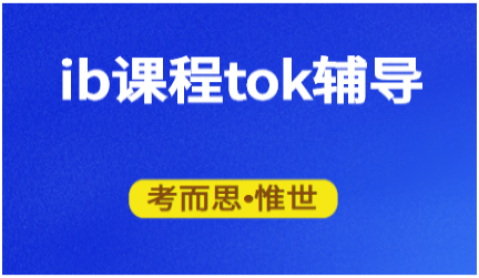 ib tok好难~有没有可以辅导的?