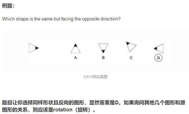 英国CAT4考试真题及答案解析