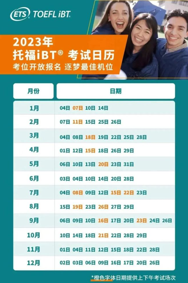 速抢！2023年雅思、托福、GRE考位正式开放！