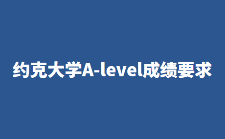 2023年约克大学A-level成绩要求多少？