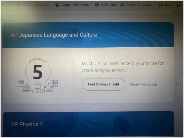 2023年AP成绩发布！考而思惟世多名学员斩获5分！