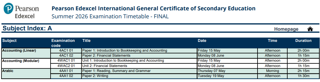 2026年爱德思考试局IGCSE夏季考试时间 2026年爱德思考试局IGCSE夏季考试时间
