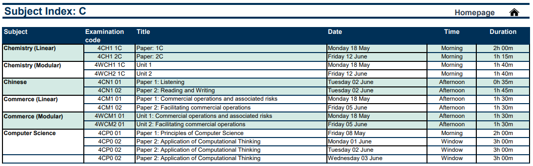 2026年爱德思考试局IGCSE夏季考试时间 2026年爱德思考试局IGCSE夏季考试时间