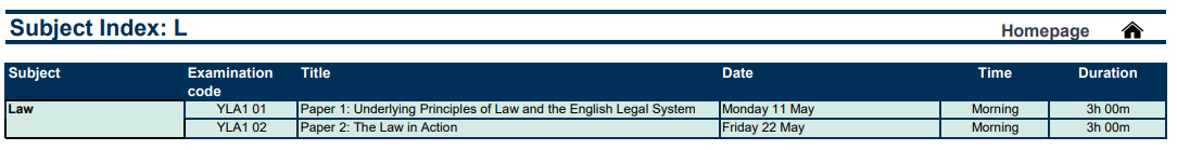 2026年爱德思考试局A-level夏季考试时间 2026年爱德思考试局A-level夏季考试时间